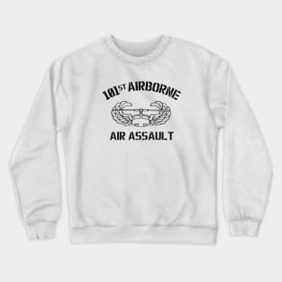 101st Air Assault Black Outline Crewneck Sweatshirt